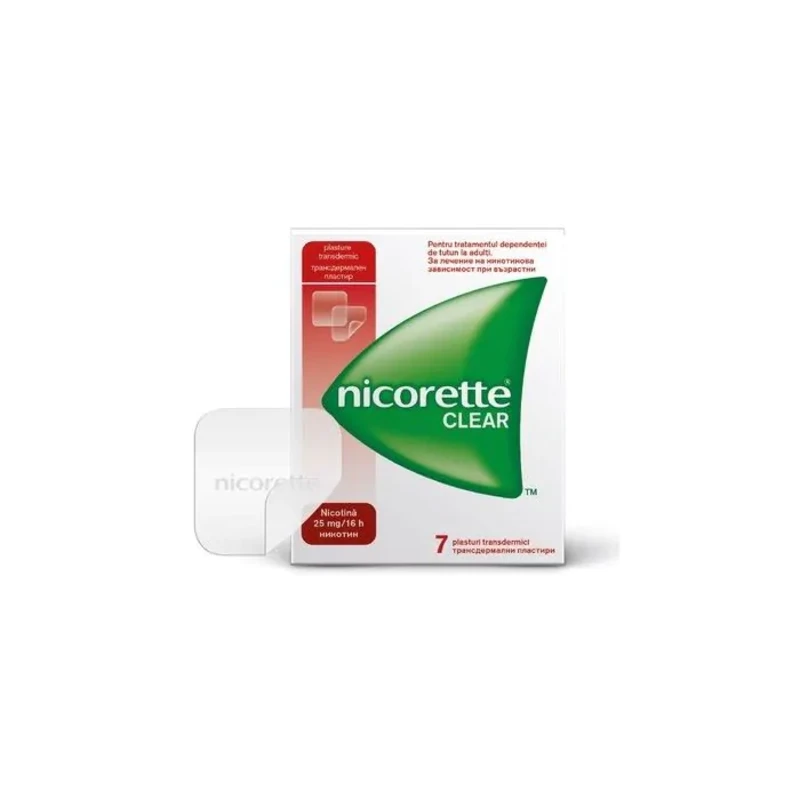 Никорет пластири за отказване на цигарите 25мг/16ч х7