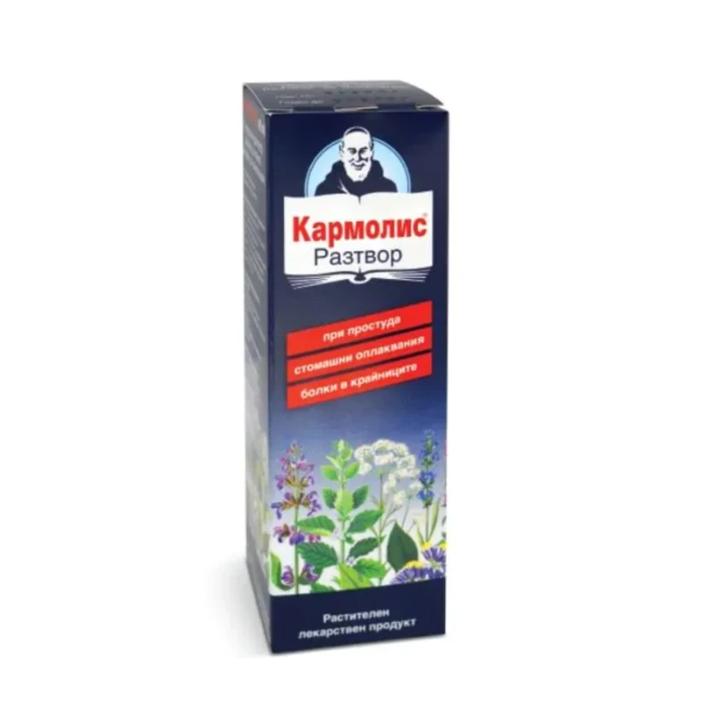 Кармолис капки 40мл при простуда, стомашни оплаквания и болки в крайниците