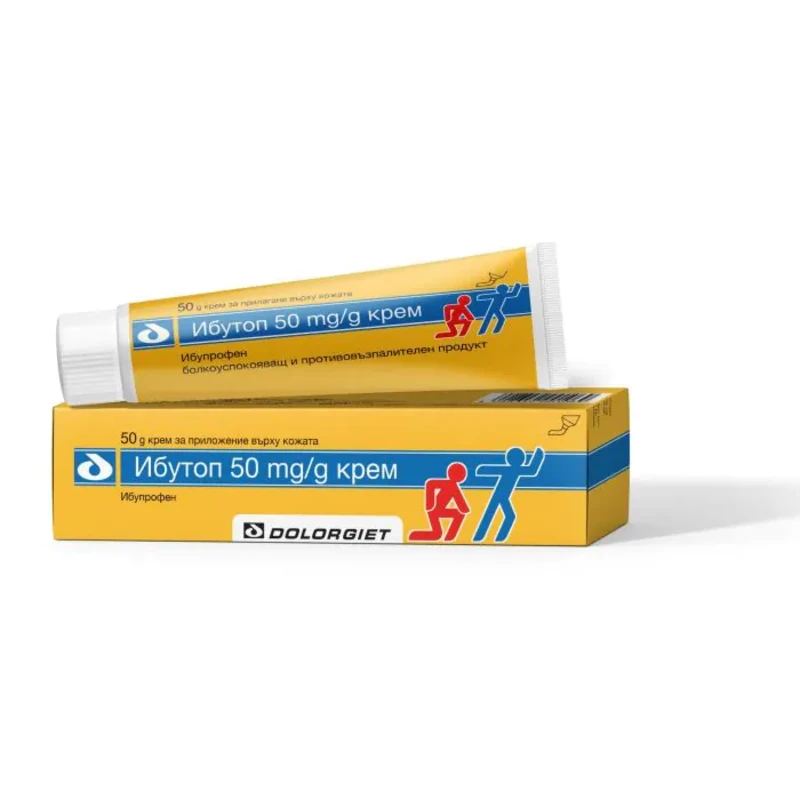 Ибутоп крем при болки в ставите и мускулите х50гр