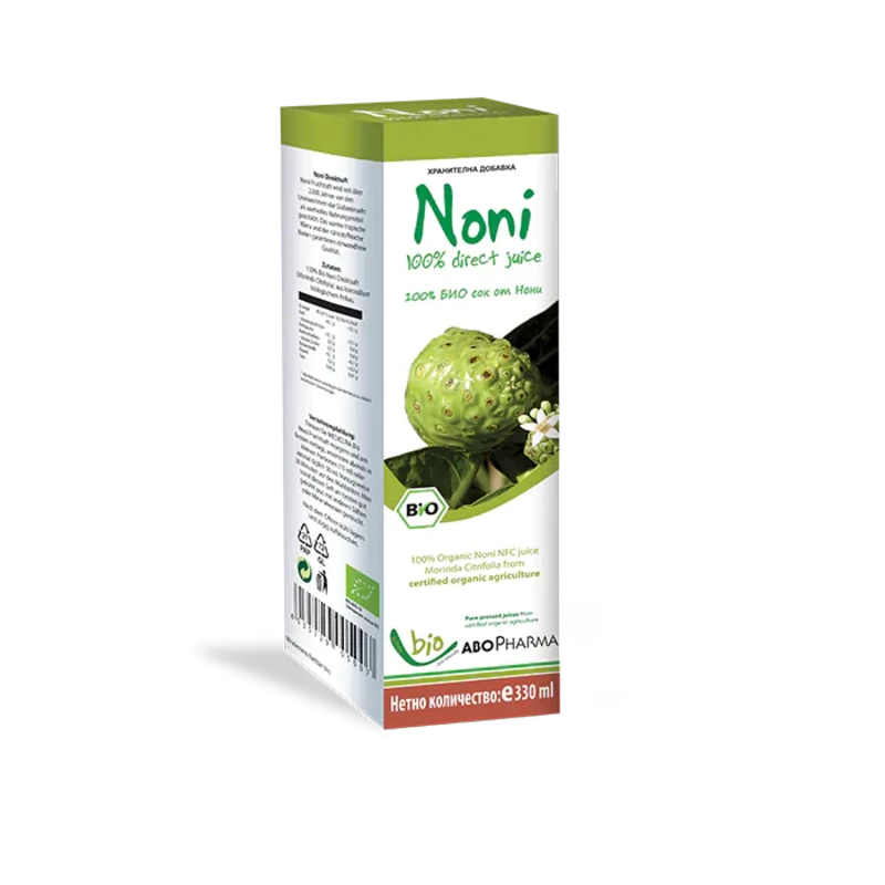 Био Нони сок за подпомагане дейността на сърдечно-съдовата система 330мл Abopharma