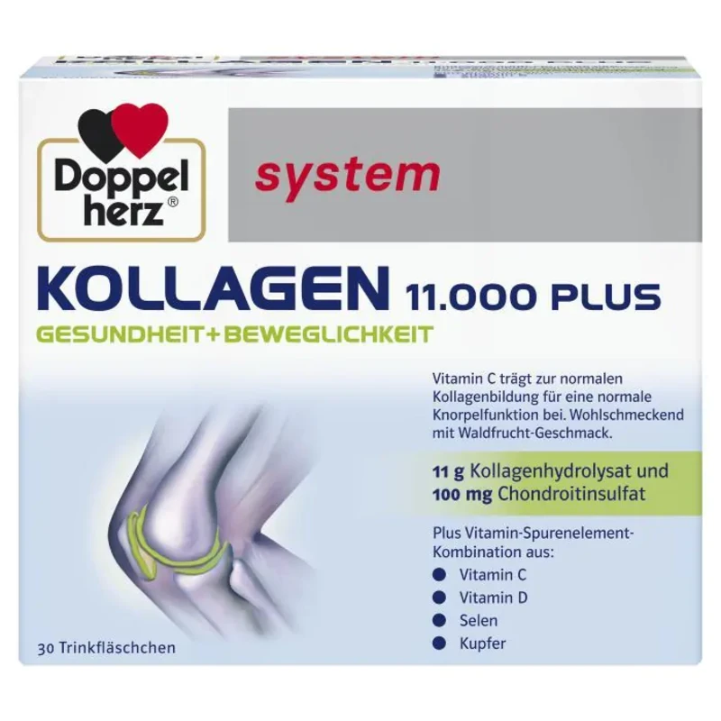 Doppelherz System Колаген флакони за поддържане нормалната функция на ставния хрущял и костите х30