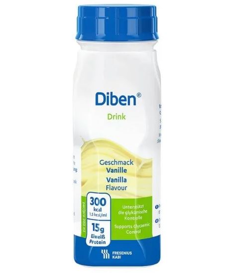 Дибен дринк храна за пиене за диабетици с вкус на ванилия 200мл
