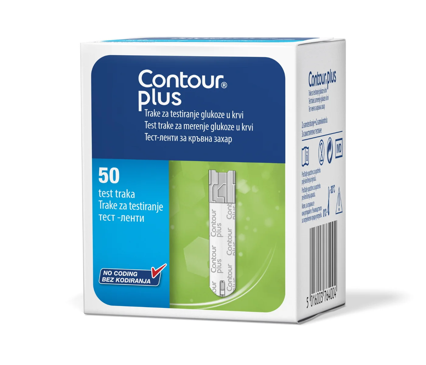 Тест ленти за кръвна захар Contour Plus х50
