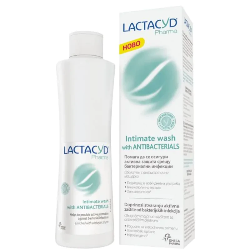 Лактацид антибактериален лосион 250мл