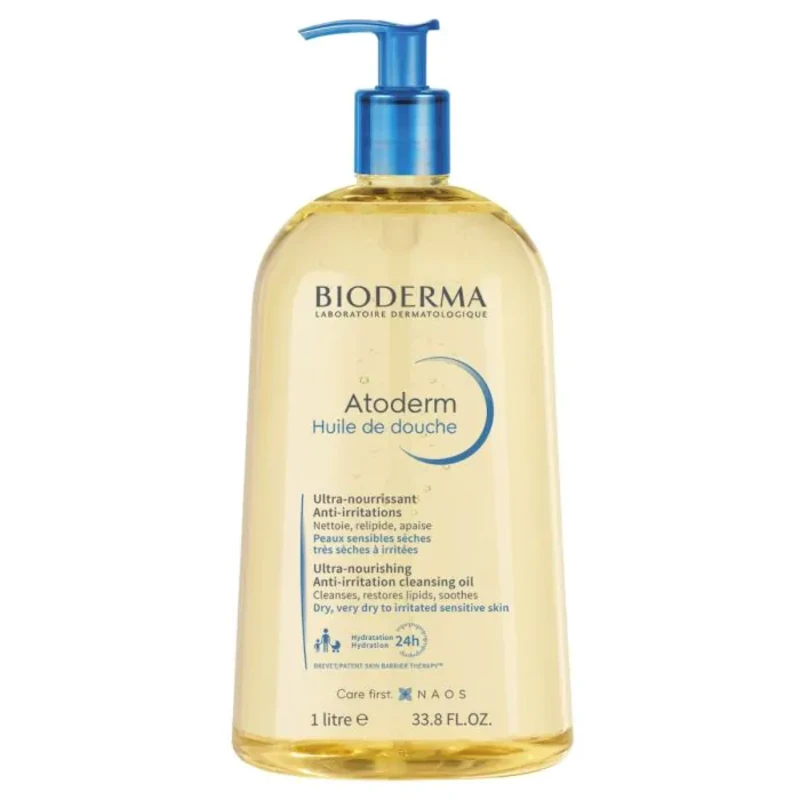 Bioderma atoderm душ-олио 1л