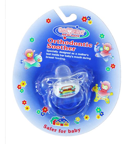 Залъгалка 0-3 месеца силиконова ортодонтна Camera