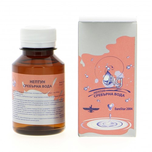 Сребърна вода нептун 25мг/л 100мл