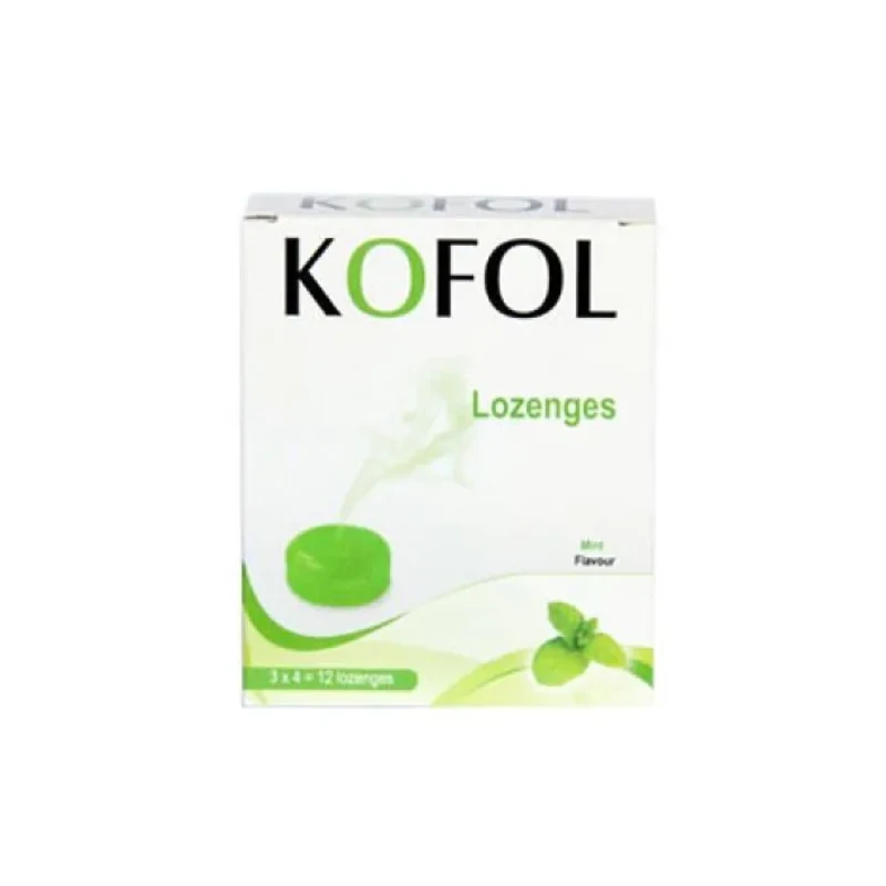 Кофол за гърло и кашлица /мента/ х12