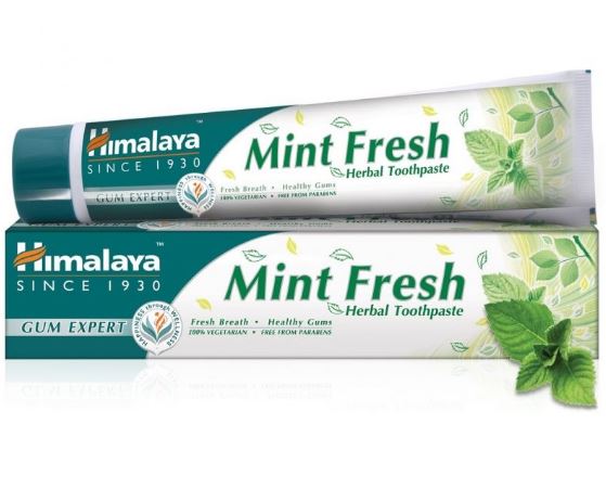 Паста за зъби хималая гел за зъби с мента без флоурид 75мл