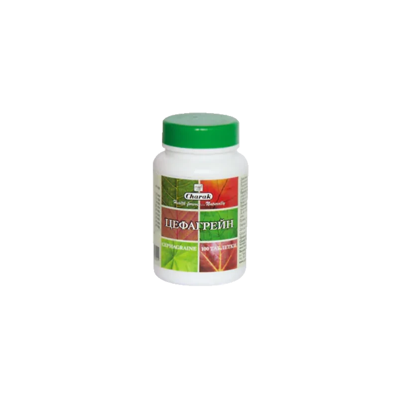 Цефагрейн хранителна добавка при синузит и мигрена х100 таблетки