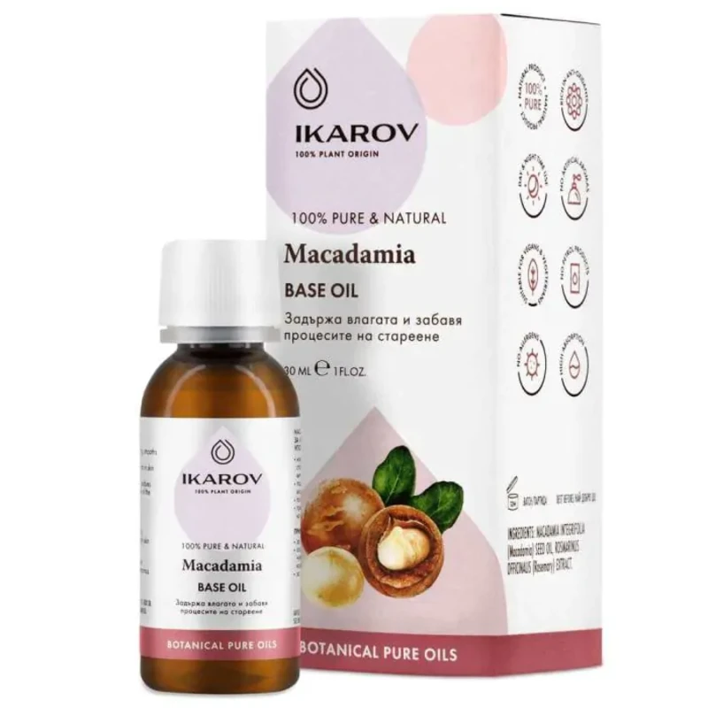 Масло макадамия 30мл икаров