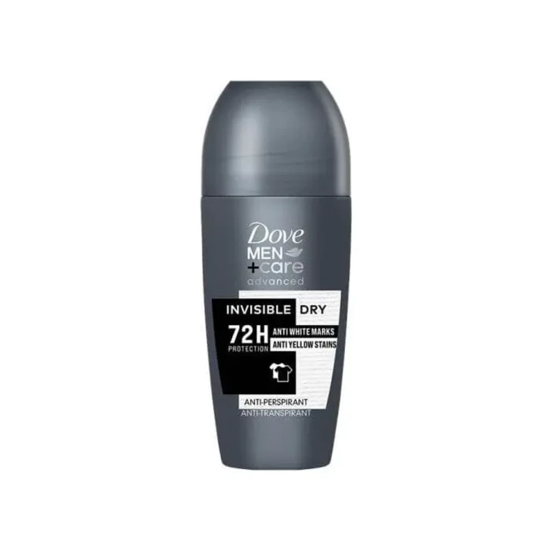 Dove Men+Care Advanced Invisible Dry Рол-он против изпотяване за мъже 50 мл