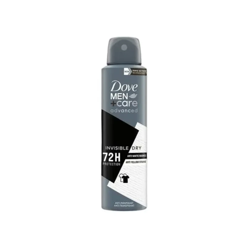 Dove Men+Care Advanced Invisible Dry Дезодорант спрей против изпотяване за мъже 150 мл