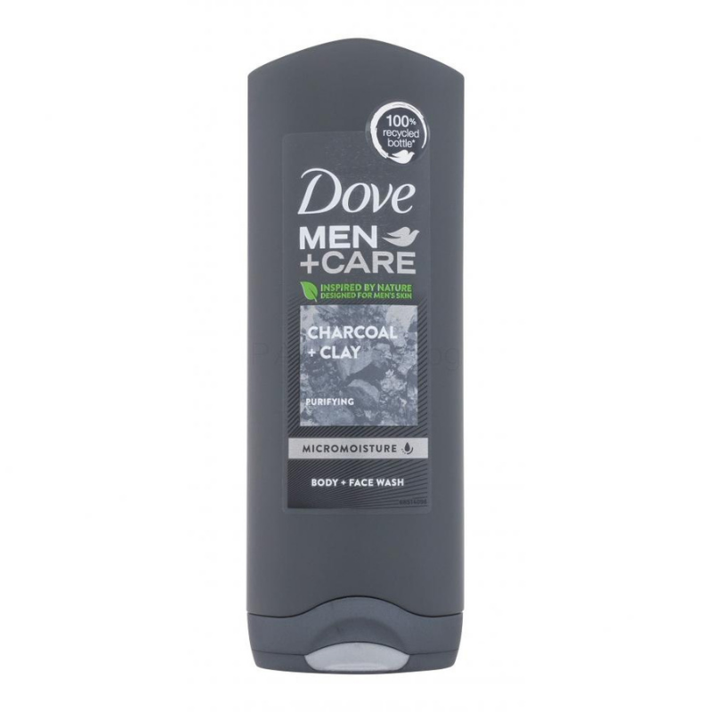 Dove Men+ Care Charcoal душ гел за мъже с активен въглен 250 мл