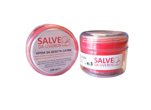 Салве Крем за бебета с масло от праскова 100 мл
