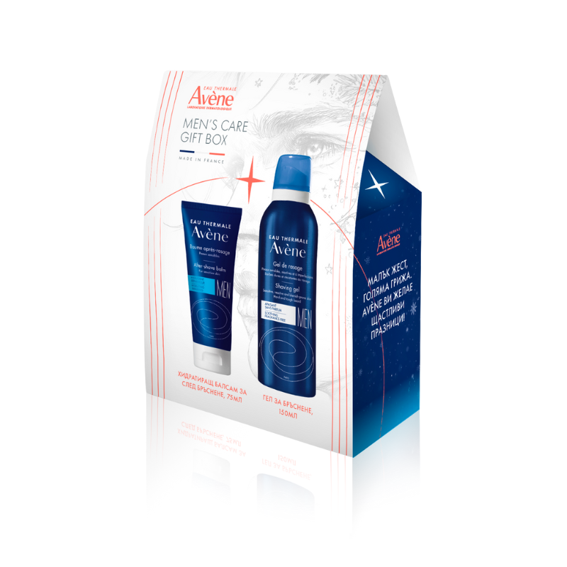 Avene гел за бръснене 150мл+балсам след бръснене 75мл