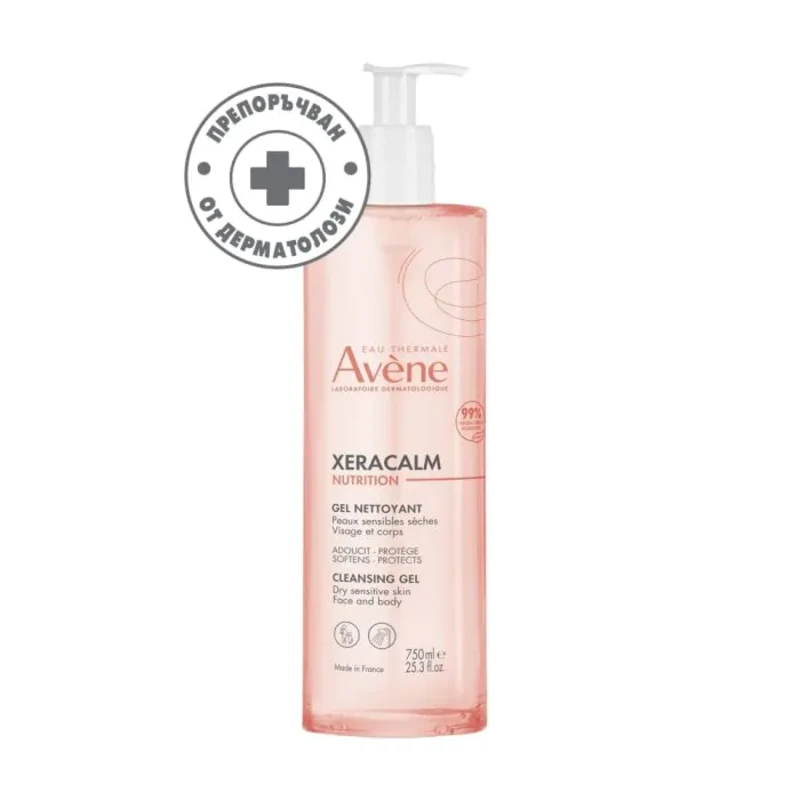 Avene XeraCalm nutrition душ гел 750мл