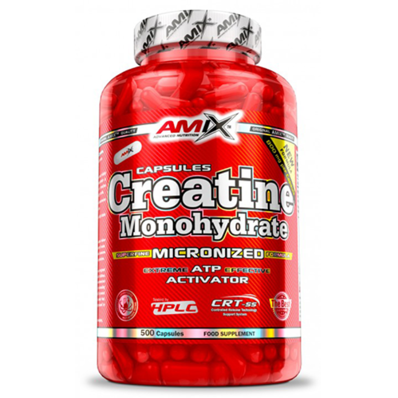 Amix creatine monohydrate капсули 800мг х500