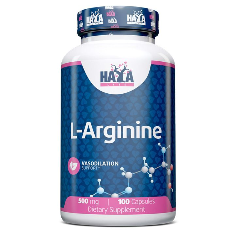 Haya labs l-arginine капсули 500мг х100