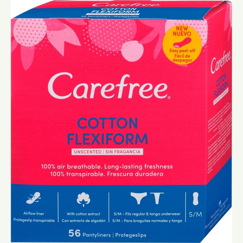 Carefree ежедневни превръзки Flexiform Fresh 56 бр.