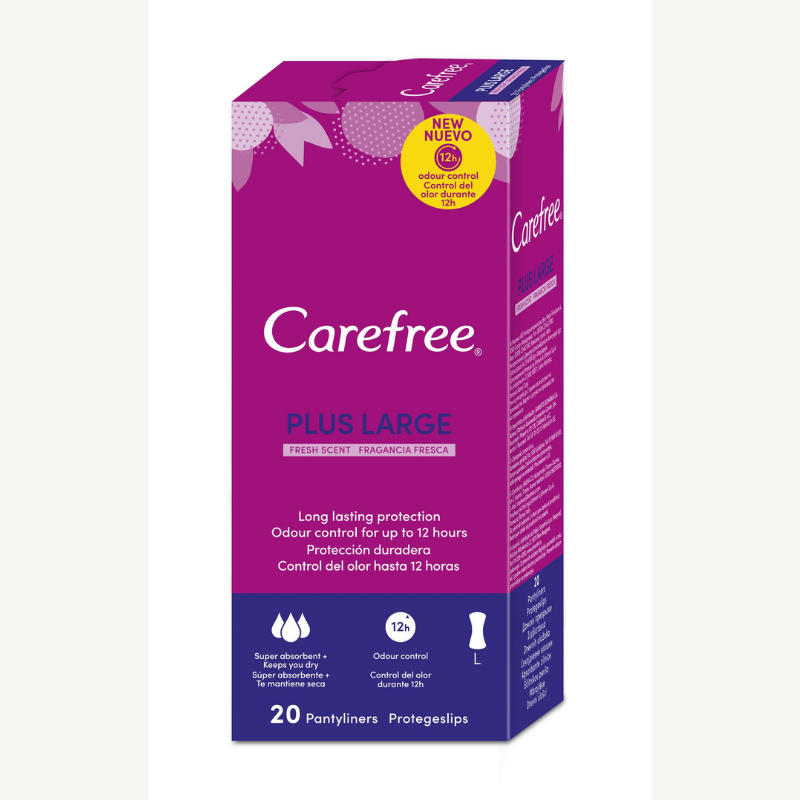 Carefree ежедневни превръзки Large Fresh 20 бр.