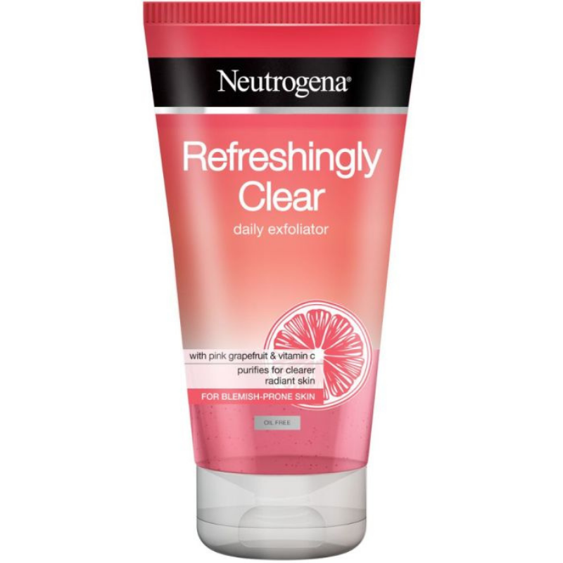 Neutrogena Refreshingly Clear ексфолиант за лице 150 мл