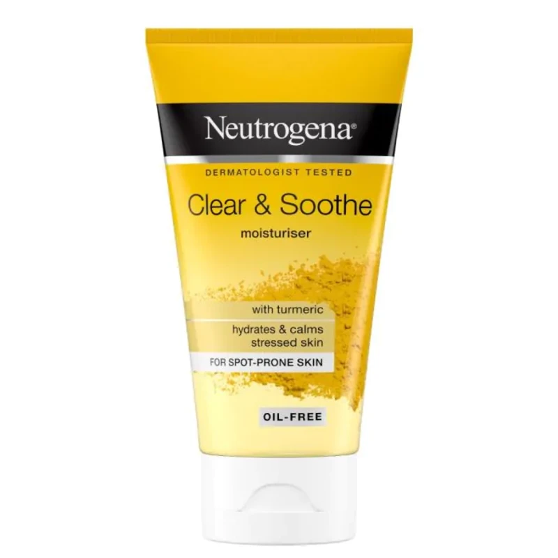 Neutrogena Clear&amp;Soothe успокояващ хидратант с куркума 75 мл