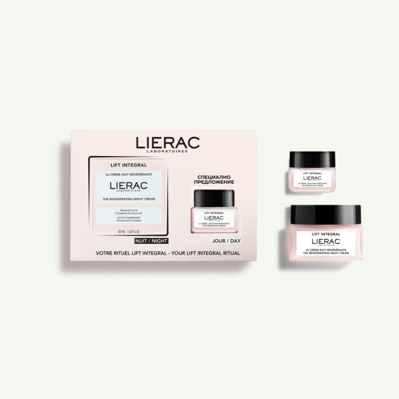 Lierac Lift Integral Комплект Нощен крем 50мл + мини дневен крем 20мл