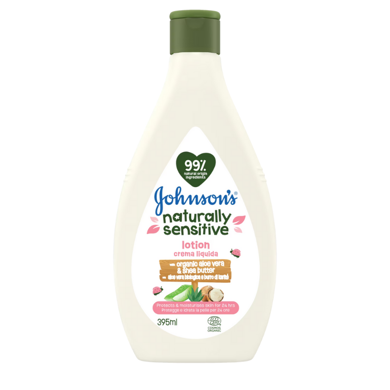 Johnson&#039;s Naturally Sensitive Лосион за тяло 395мл
