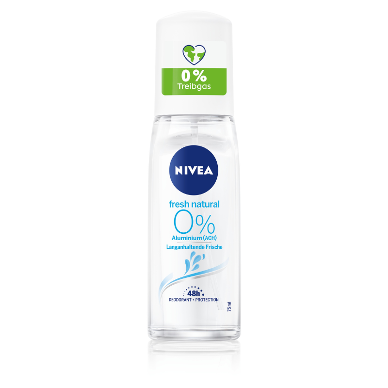 Nivea fresh natural дезодорант спрей против изпотяване за жени 75мл