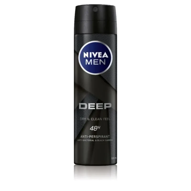 Nivea men дезодорант спрей мъжки против изпотяване deep 150мл