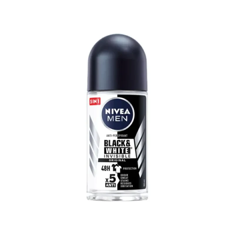 Nivea Men blacк&amp;white invisible fresh дезодорант рол-он против изпотяване за мъже 50мл