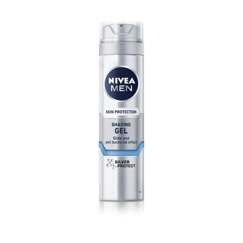 Nivea men silver protect гел за бръснене 200мл