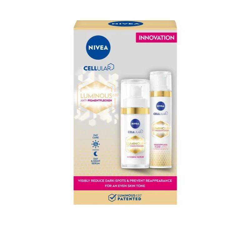 Nivea cellular luminous дневен крем 40мл+серум 30мл