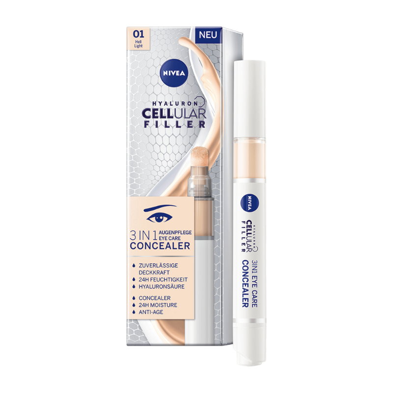 Nivea cellular 3in1 околоочен крем светъл 15мл