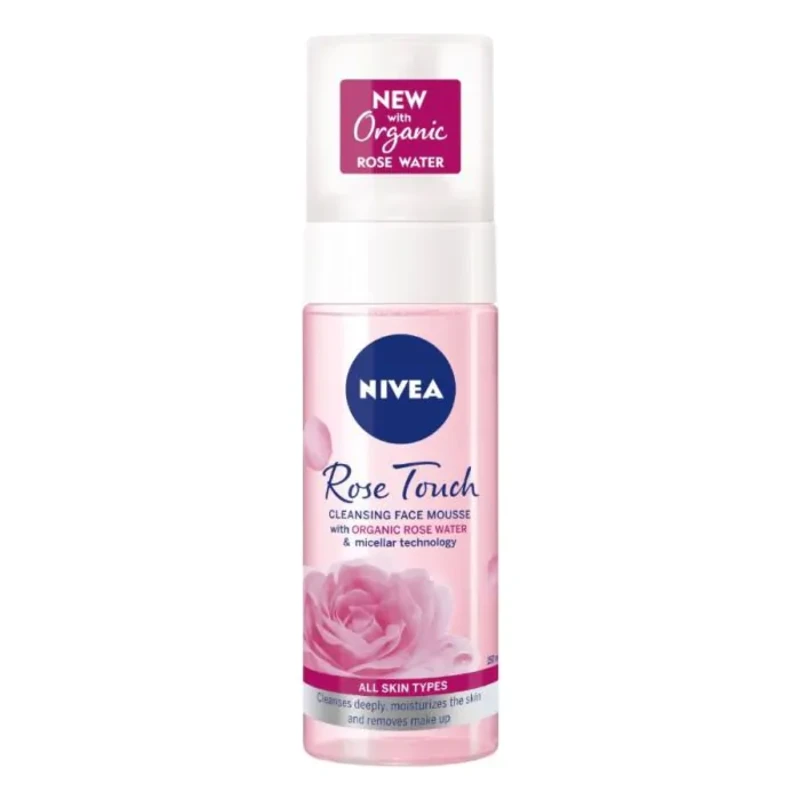 Nivea rose touch измиваща пяна за лице 150мл
