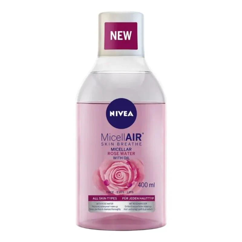 Nivea rose touch двуфазна мицеларна вода с розово масло 400мл