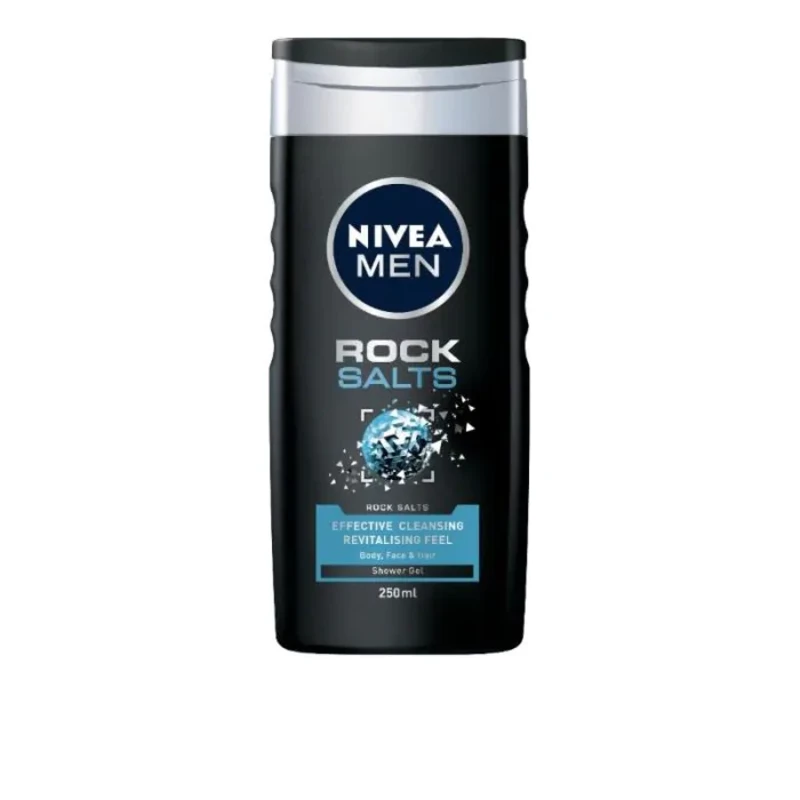 Nivea men rock salts душ-гел за мъже с каменна сол 250мл