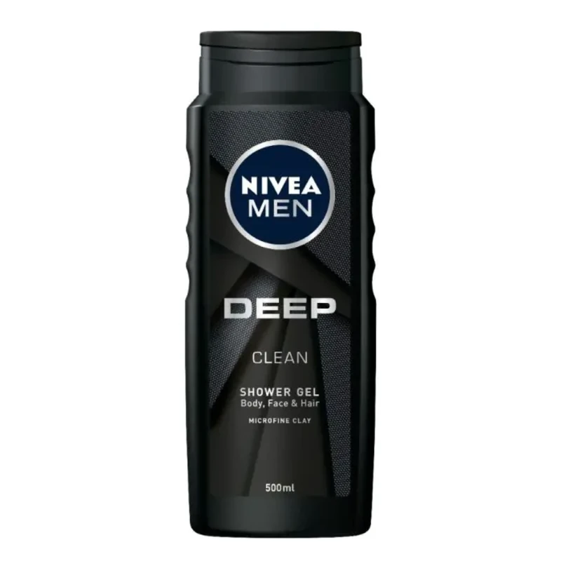 Nivea men deep clean душ гел за мъже 500мл