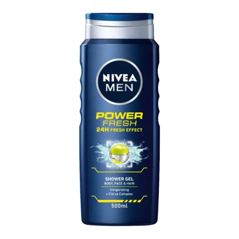 Nivea men power fresh душ-гел за мъже 500мл