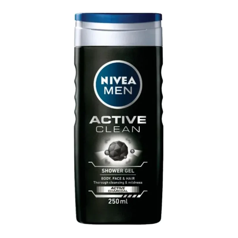 Nivea men active clean душ-гел за мъже 250мл