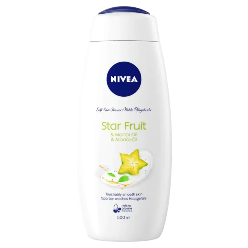 Nivea star fruit&amp;monoi oil душ гел за тяло 500мл