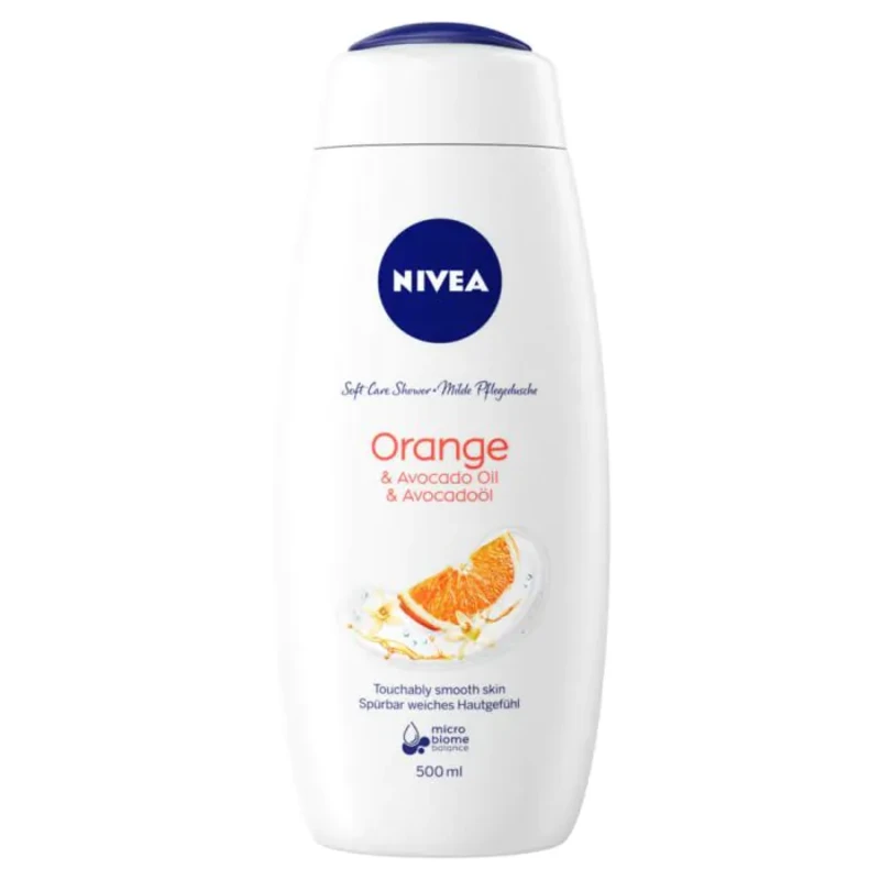 Nivea orange&amp;avocado oil душ гел за тяло 500мл