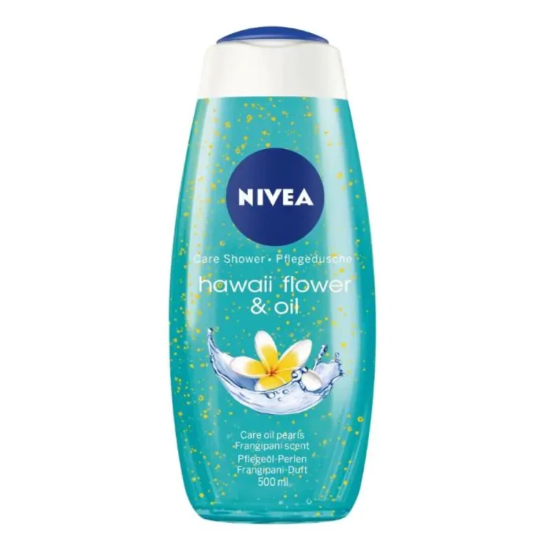 Nivea hawaii flower&amp;oil душ-гел за тяло с хавайско цвете и масла 500мл
