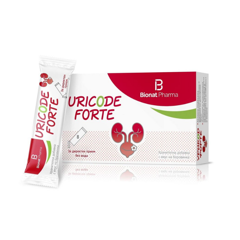 Uricode Forte за уринарния тракт 8 сашета
