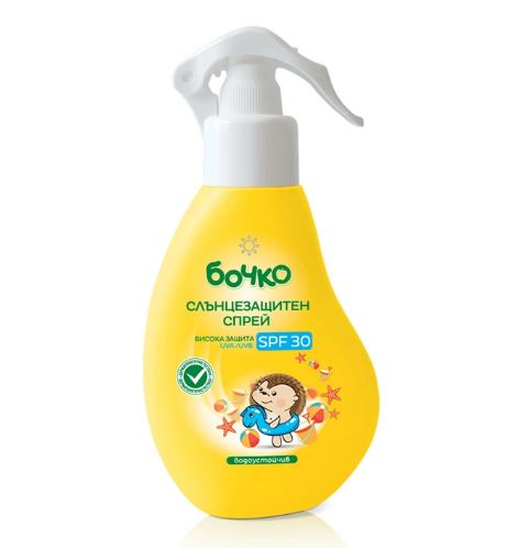 БОЧКО Слънцезащитен спрей SPF30 150мл