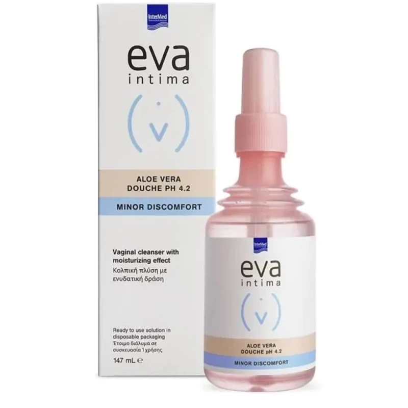 Eva Intima Aloe Vera pH 4.2 Вагинален душ с овлажняващ ефект 147 мл