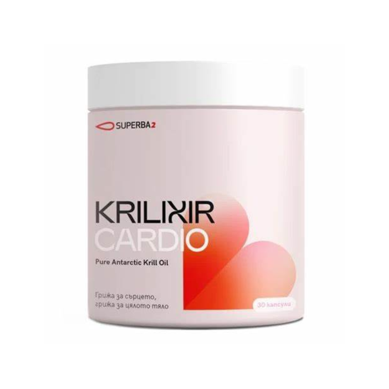 Krilixir Cardio масло от антарктически крил за сърцето капсули х 30 Phyto Pharma