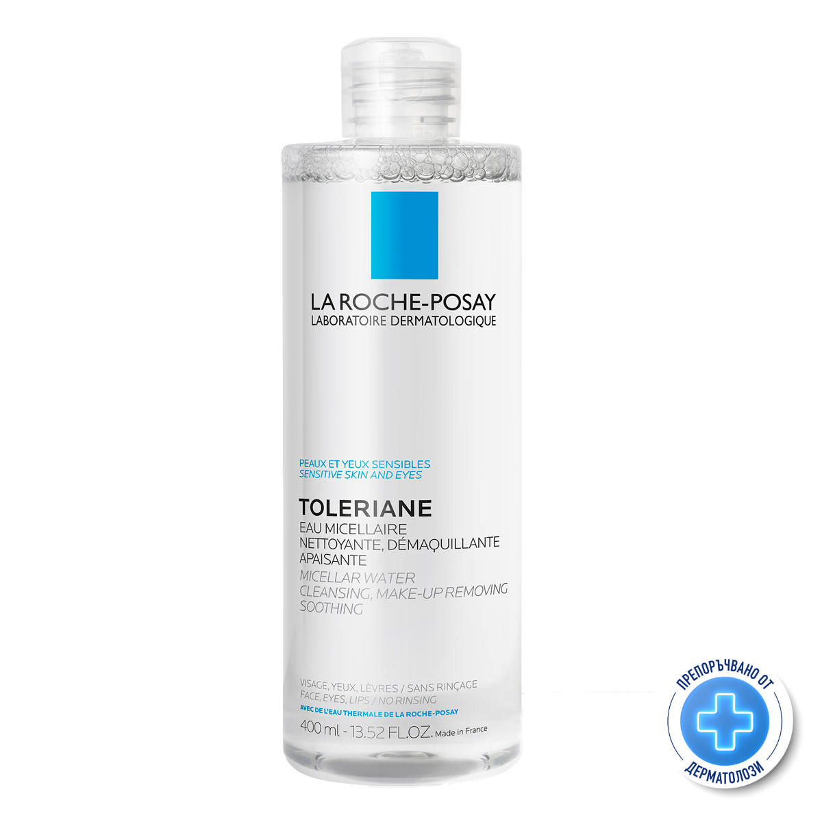 La Roche-Posay Мицеларна вода Toleriane за чувствителна кожа 400мл. 411595