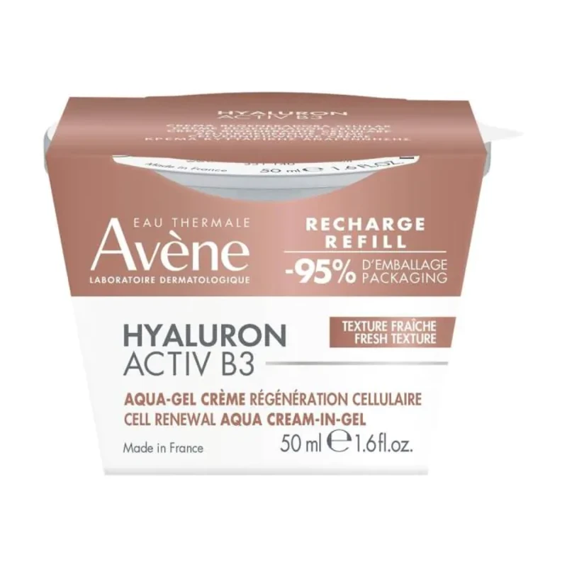 Avene Hyaluron Activ B3 Регенериращ аква гел-крем, пълнител, 50мл